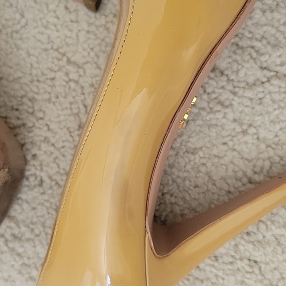 Prada Vernice Basic Patent Leather Pump Size 36 (5.5) high heel party office - Picture 9 of 11
